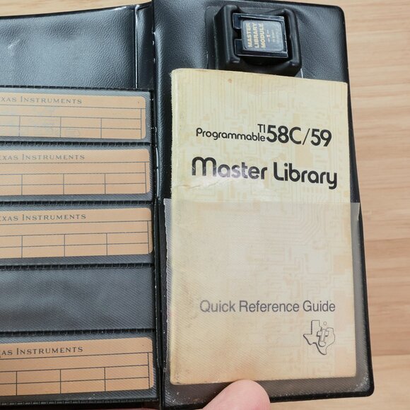 TI-58 TI-59 Solid State Software Master Library / Diagnostics Modules / Vintage - Picture 8 of 9